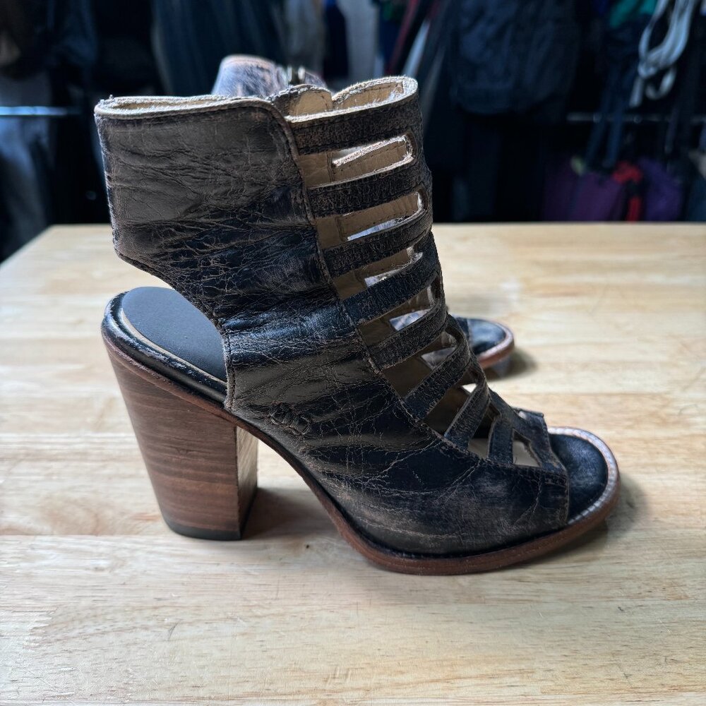 Bed Stu Women's Leather Distressed Boots